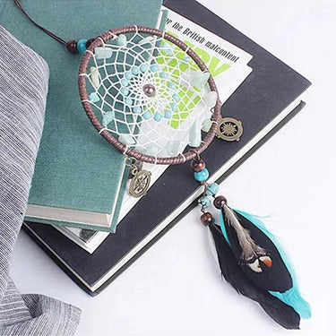 Indian Style Dream Catcher with Feather Pendant